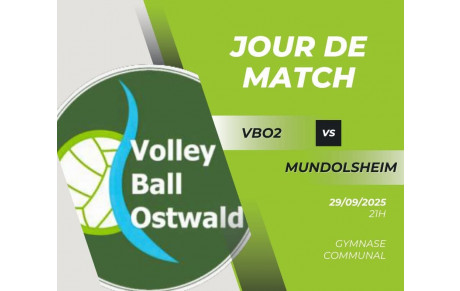 1er Match VBO2 à Mundolsheim